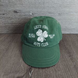 Lucky O'Days Boys Club St. Patrick's Day Three Leaf Clover Hat 12-24 Months